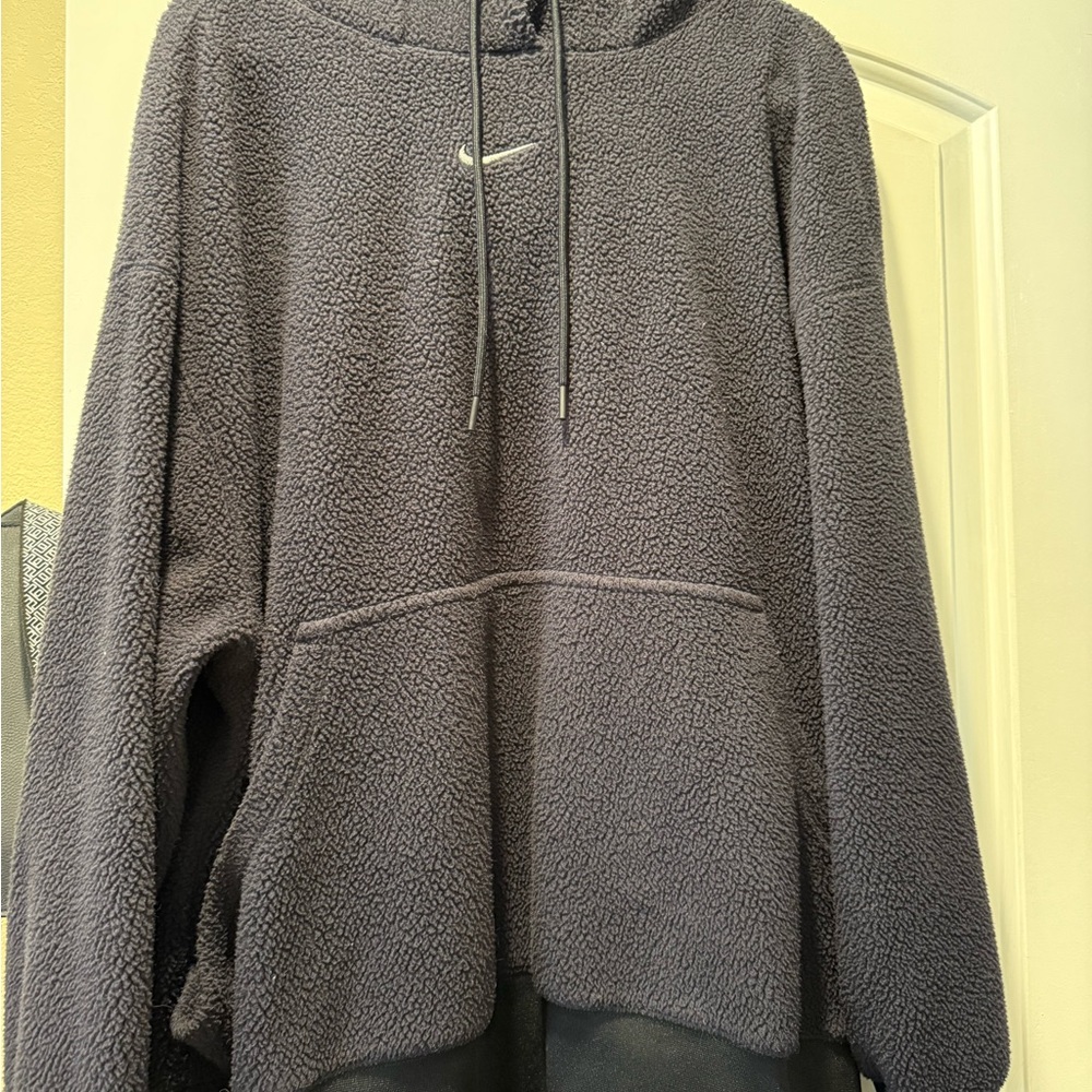 Nike Charcoal Sherpa Hoodie